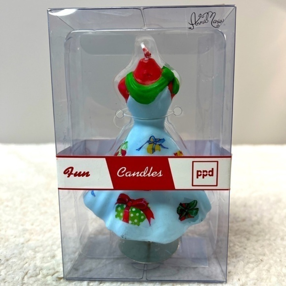 PPD Anna Maria "Wrapped in Holiday Cheer" Dress Design Fun Candle